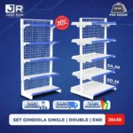 Rak Gondola 35-30 Tiang Hollow Display Toko