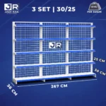 Rak Gondola Single 3 Set - Gambar 8