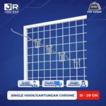 Single Hook Chrome 15-30 cm - Gambar 2