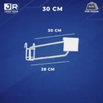 Double Hook Putih 25-30 cm - Gambar 3