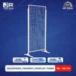 Backmesh Mundo Display Tiang 120-200 cm - Gambar 2