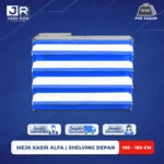 Meja Kasir Alfa Shelving Depan - Gambar 2