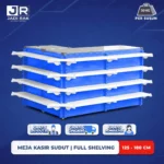 Meja Kasir Sudut Full Shelving - Gambar 3