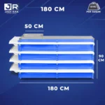 Meja Kasir Sudut Full Shelving - Gambar 6