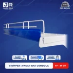 Stopper / Pagar Rak Gondola 67-87 cm - Gambar 3